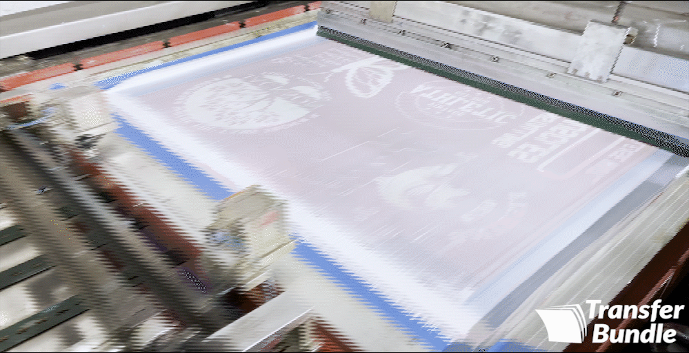screen printing tranfer process